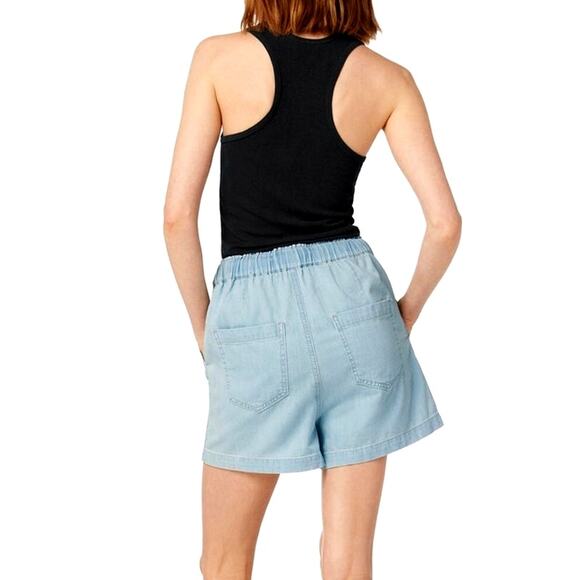Joes Jeans The Ellie Short Blue Drawstring Waist Front Back Pockets size XS - Picture 3 of 14